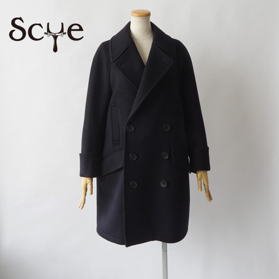 SCYE ｜サイ Wool And Cachmere Melton Over Sised Pea Coat /1221-73018 | Scye | 02