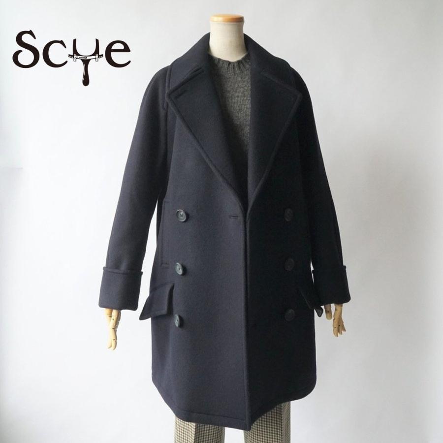 SCYE ｜サイ Wool And Cachmere Melton Over Sised Pea Coat /1221-73018 | Scye | 08