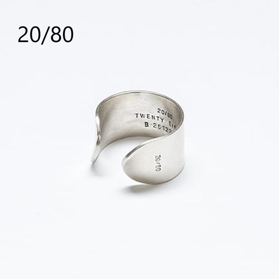 20/80｜トゥエンティーエイティー TWENTY EIGHTY  Sterling Silver ID Ring 13mm Width/AR005 |  | 01