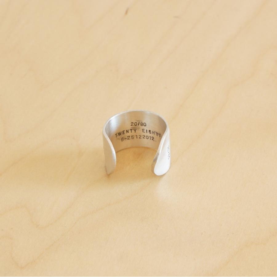 20/80｜トゥエンティーエイティー TWENTY EIGHTY  Sterling Silver ID Ring 13mm Width/AR005 |  | 06