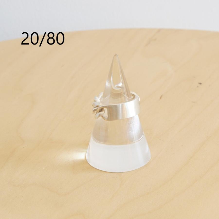 20/80｜トゥエンティーエイティー TWENTY EIGHTY  Sterling Silver ID Chain Ring 8mm Width/AR030 |  | 02
