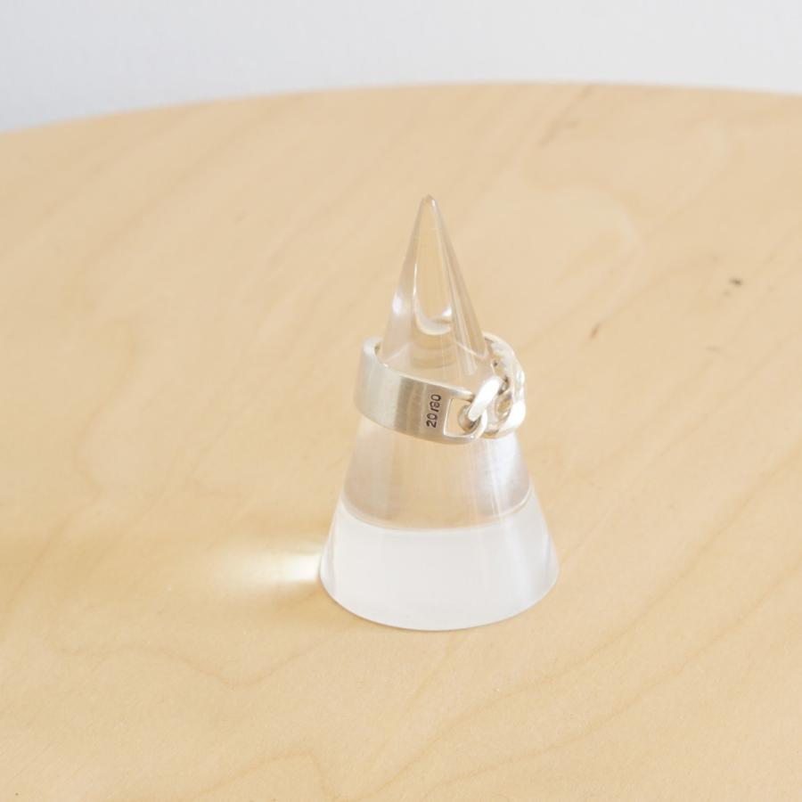 20/80｜トゥエンティーエイティー TWENTY EIGHTY  Sterling Silver ID Chain Ring 8mm Width/AR030 |  | 03