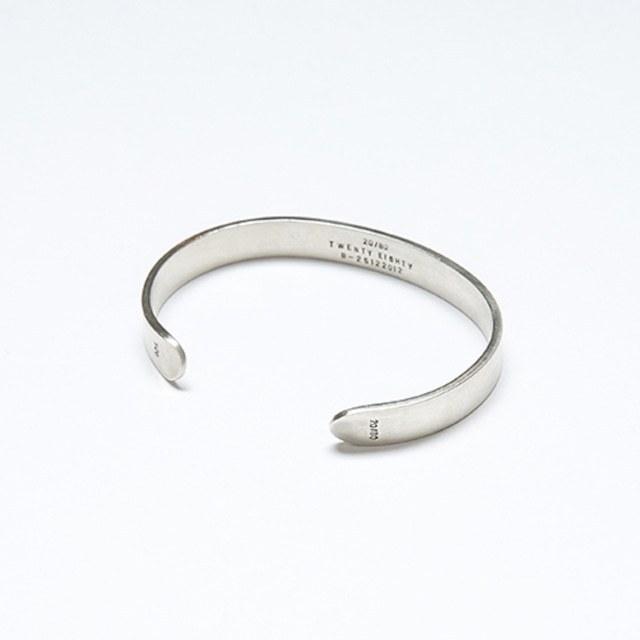 20/80｜トゥエンティーエイティー TWENTY EIGHTY SILVER IDバングル8mm/AB007 |  | 01