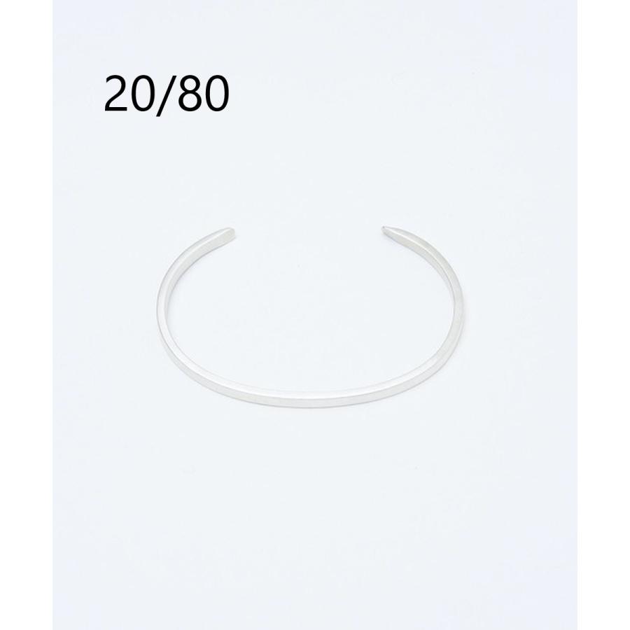 20/80｜トゥエンティーエイティー TWENTY EIGHTY SILVER IDバングル3mm/AB005 | 