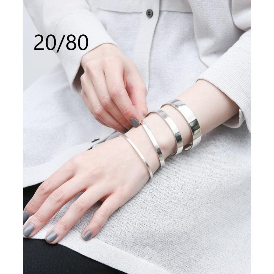 20/80｜トゥエンティーエイティー TWENTY EIGHTY SILVER IDバングル3mm/AB005 |  | 07