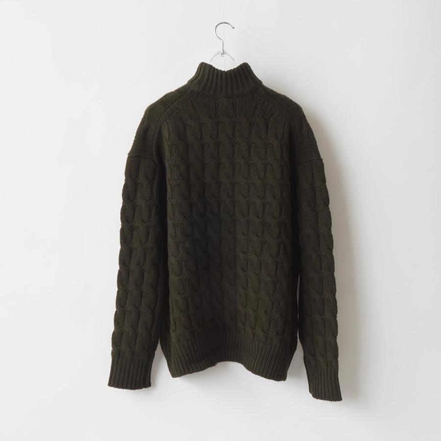 SCYE｜サイ sale セール30%off Wool and cashmere blend cable sweater/1222-13118｜here｜02