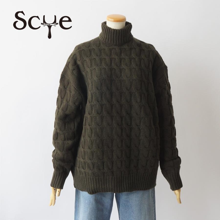 SCYE｜サイ sale セール30%off Wool and cashmere blend cable sweater/1222-13118｜here｜03