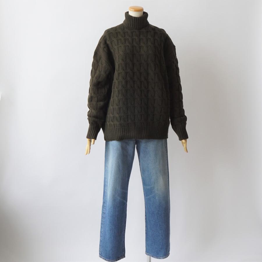 SCYE｜サイ sale セール30%off Wool and cashmere blend cable sweater/1222-13118｜here｜08