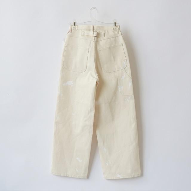 sale セール 30%OFF KIJI/キジ・PAINT SHIMAワイドデニム : Here