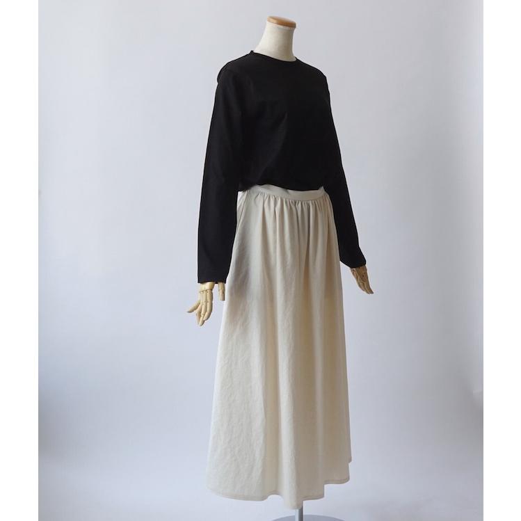blurhms/ブラームス・Light-oz Denim Gather Skirt : Here. - 通販 