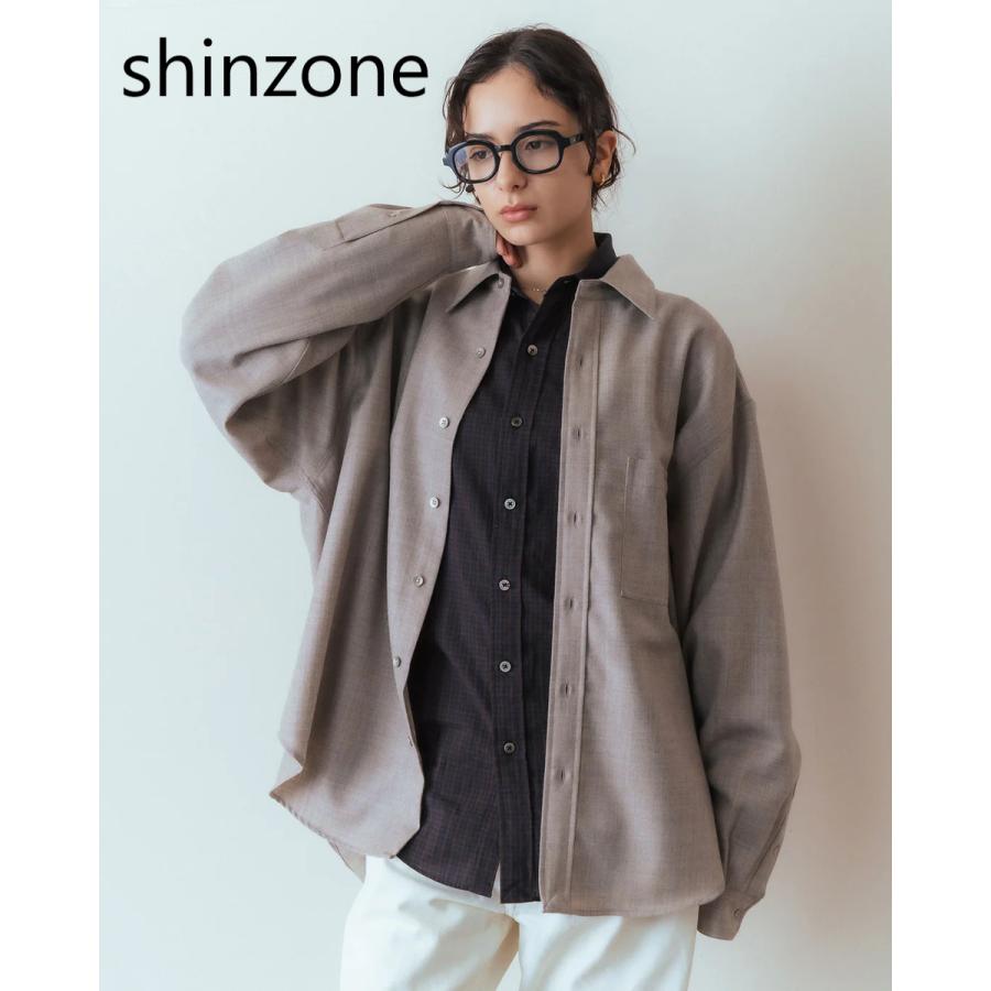 THE SHINZONE WOOL DADDY SHIRT F ベージュ