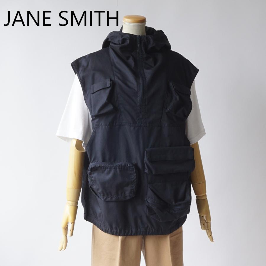 JANE SMITH/ジェーンスミス・Cotton Nylon Miltary Hood P/O Vest |  | 02