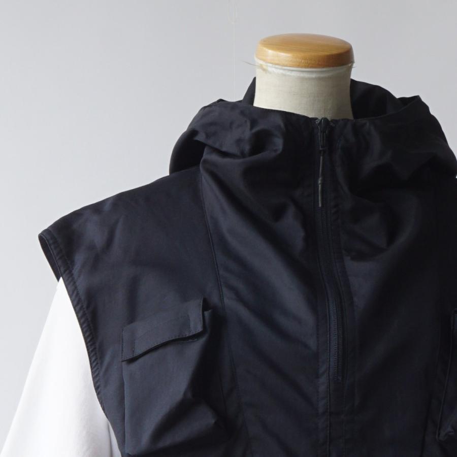JANE SMITH/ジェーンスミス・Cotton Nylon Miltary Hood P/O Vest |  | 04