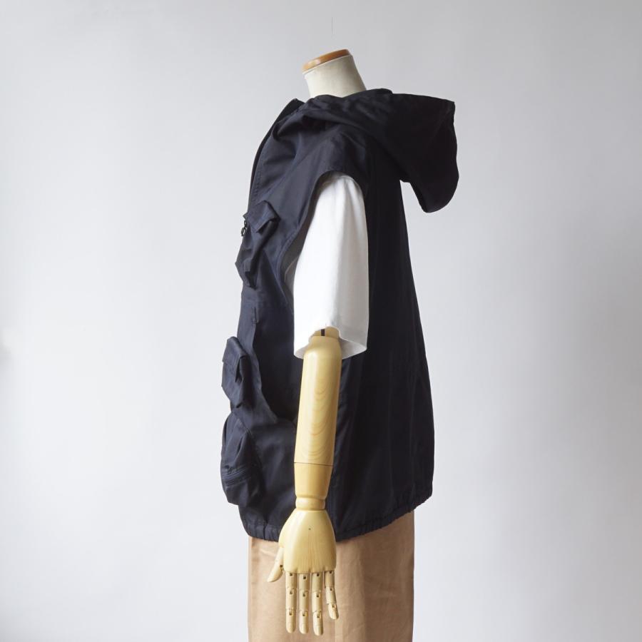 JANE SMITH/ジェーンスミス・Cotton Nylon Miltary Hood P/O Vest |  | 06