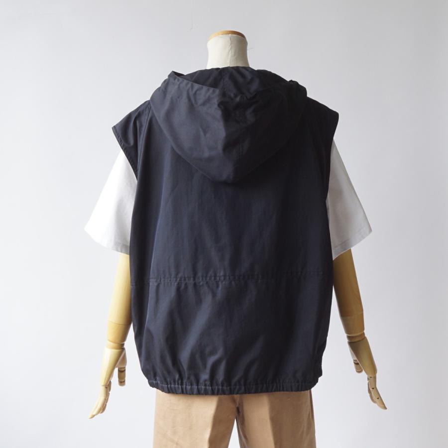 JANE SMITH/ジェーンスミス・Cotton Nylon Miltary Hood P/O Vest |  | 08