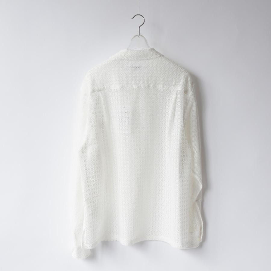 JANE SMITH/ジェーンスミス・Cotton Polyester Lace Open Collar Shirt |  | 01