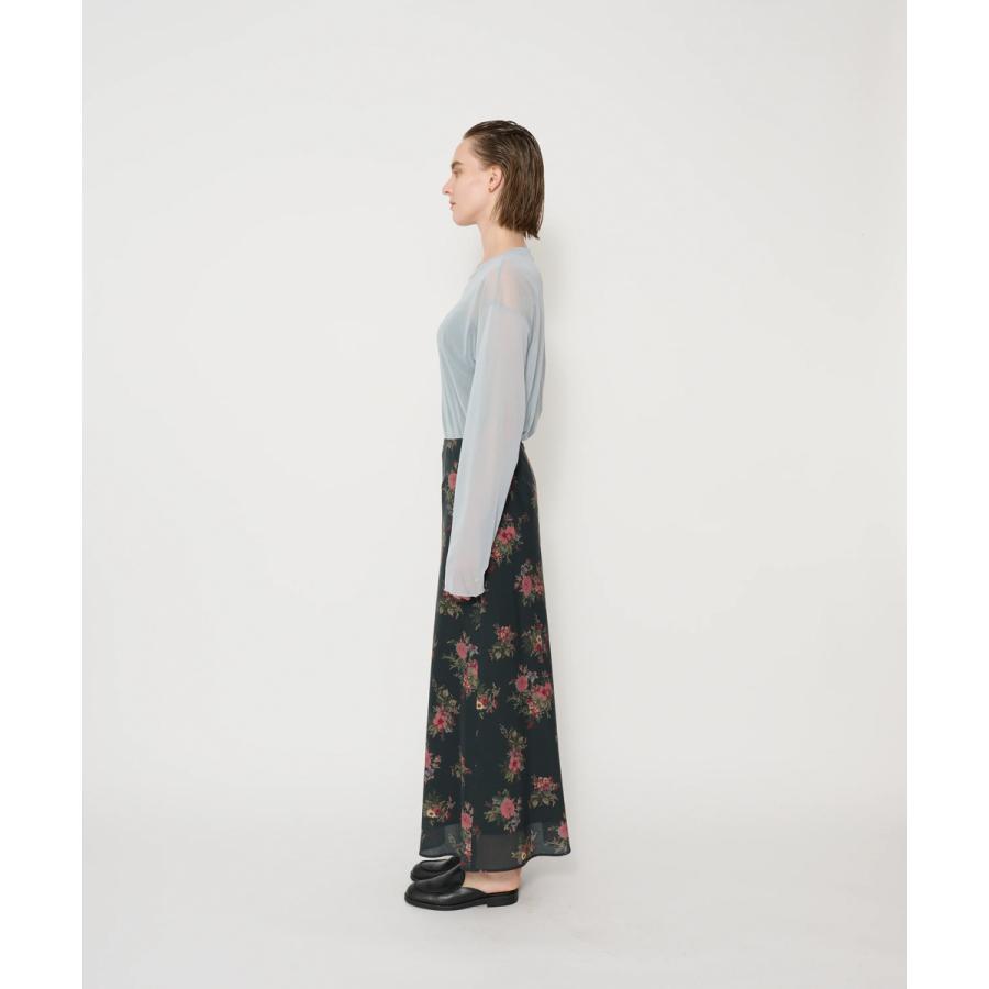 JANE SMITH/ジェーンスミス・Nylon Sheer Net Long Sleeve T-shirt |  | 08