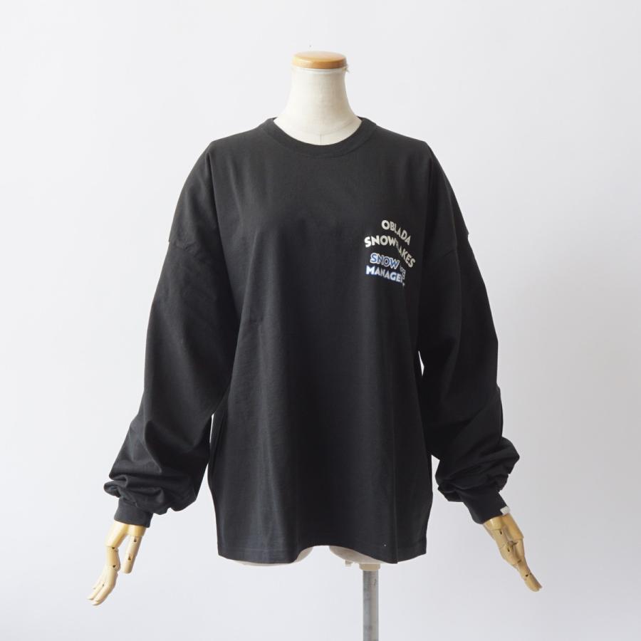 Oblada/オブラダ・Snowflakes long tee |  | 01