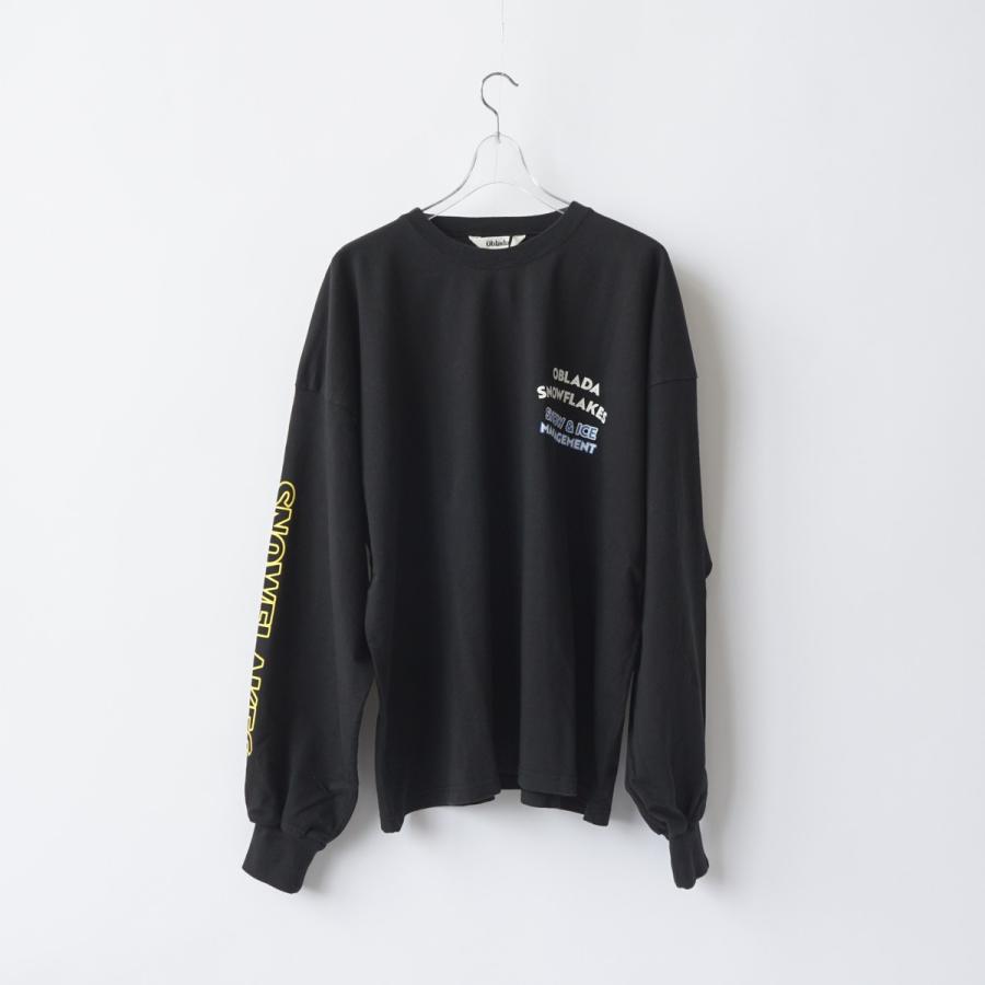 Oblada/オブラダ・Snowflakes long tee |  | 06