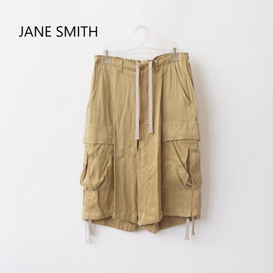 JANE SMITH/ジェーンスミス・Washed cupro 6 pocket shorts | 