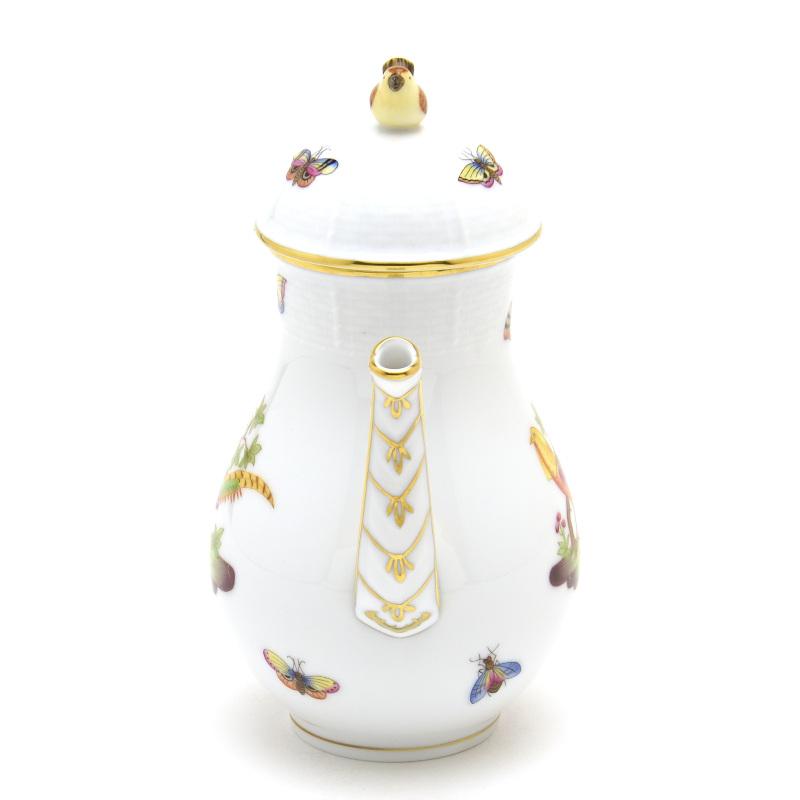 ヘレンド（HEREND） コーヒーポット(S)(300cc)小鳥飾り 雉・キジ(00617