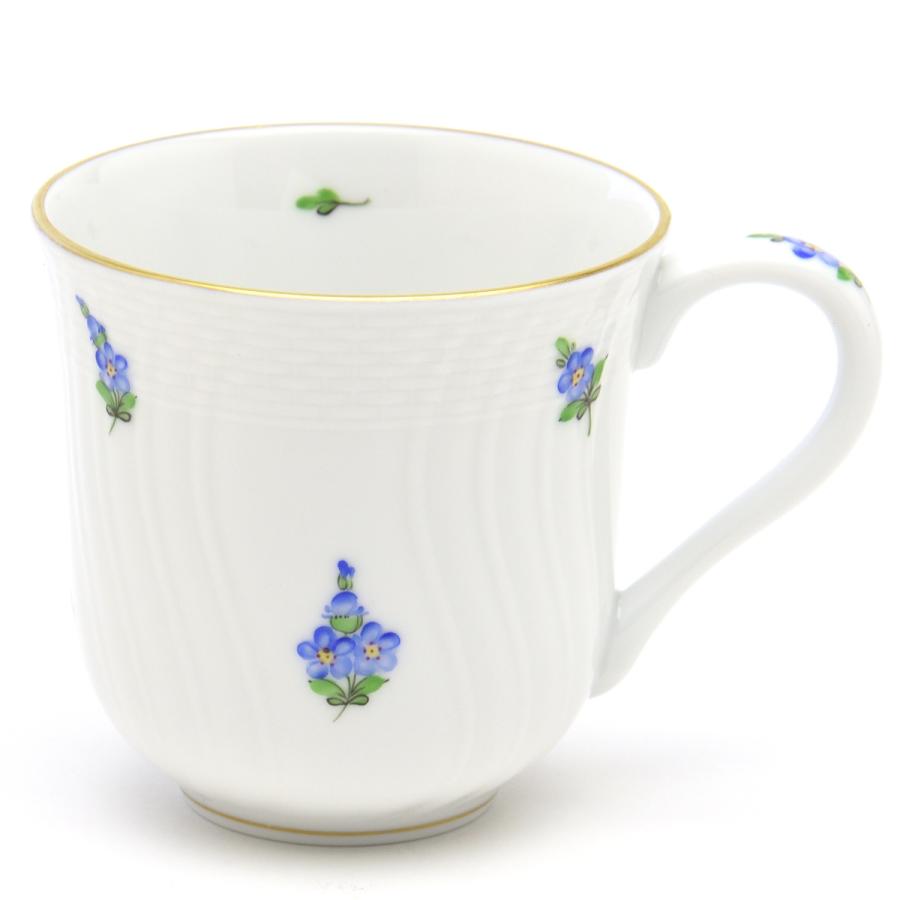 ヘレンド マグカップ 忘れな草 手描き 磁器製 ミルクマグ 洋食器 ヘレンド マグカップ 忘れな草 手描き 磁器製 ミルクマグ 洋食器