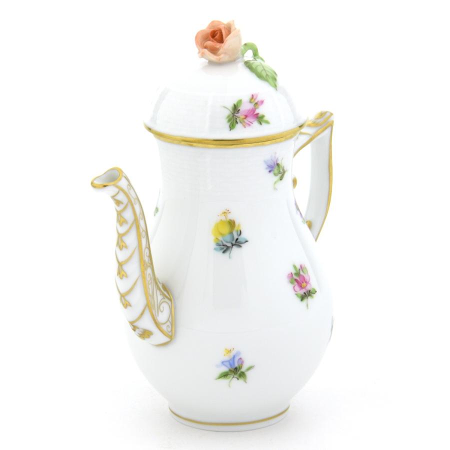 ヘレンド コーヒーポット(S) ミルフルール 薔薇飾り ヘレンド コーヒーポット(S) ミルフルール 薔薇飾り