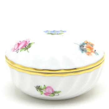 HEREND ボンボン入れ 小物入れ ミルフルール 陶器 HEREND ボンボン入れ 小物入れ ミルフルール 陶器 - メルカリ