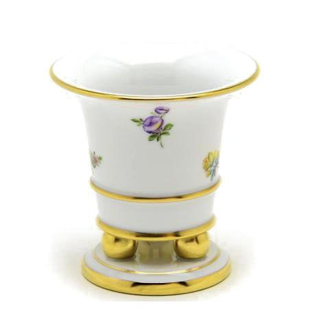 ヘレンド(Herend) エンパイアVASE(ミニ)三玉脚(高さ:7.5cm) ミルフルール(06424/MF) ハンドメイド 花瓶 飾り物 送料無料 ギフト包装無料(純正ボックス使用) 新品_2