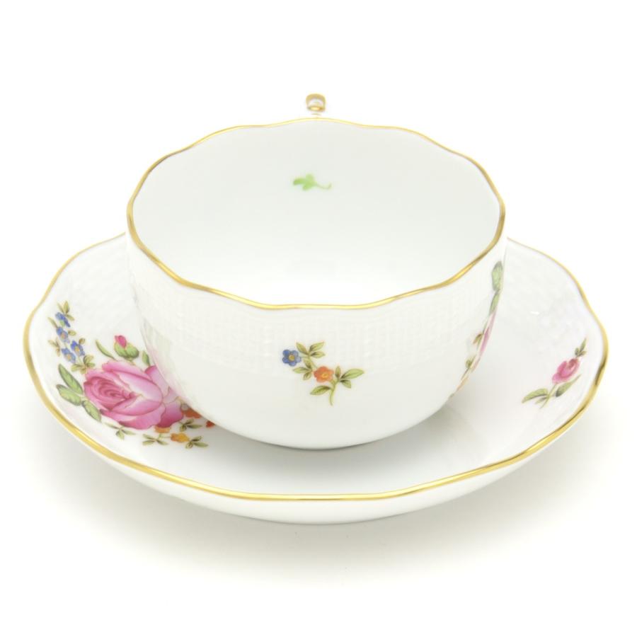 ヘレンド ティーカップ 小さな薔薇の花束(ピンク) 手描き 磁器製 ヘレンド ティーカップ 小さな薔薇の花束(ピンク) 手描き 磁器製