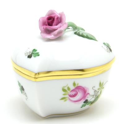 ヘレンド ウィーンの薔薇 小物入れ