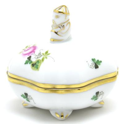 ヘレンド（HEREND） ウィーンの薔薇・シンプル(06179/VRHS) 脚付き小物