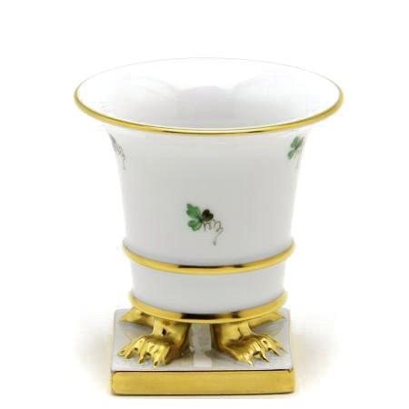 【HEREND】へレンド　ウィーンのバラ　ミニ花瓶　フラワーベース 再入荷 Herend ヘレンド ウィーンの薔薇シンプルゴールド ミニ