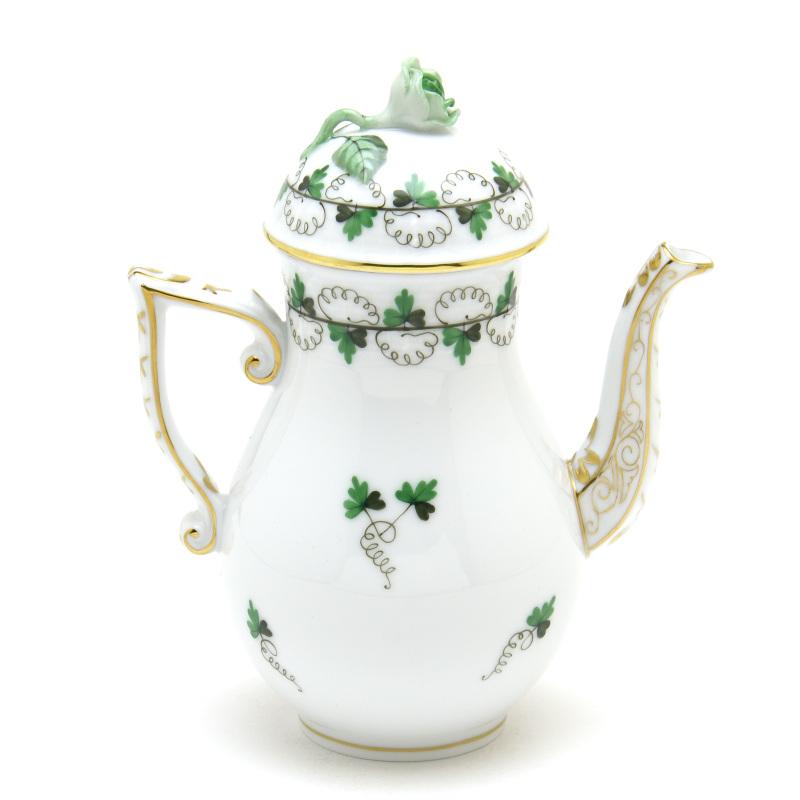 ヘレンド(Herend) コーヒーポット(S)(300cc)薔薇飾り パセリ(00616/PE) ハンドメイド 手描き 磁器製 洋食器 送料無料 ギフト包装無料(純正ボックス使用)【新品】_4