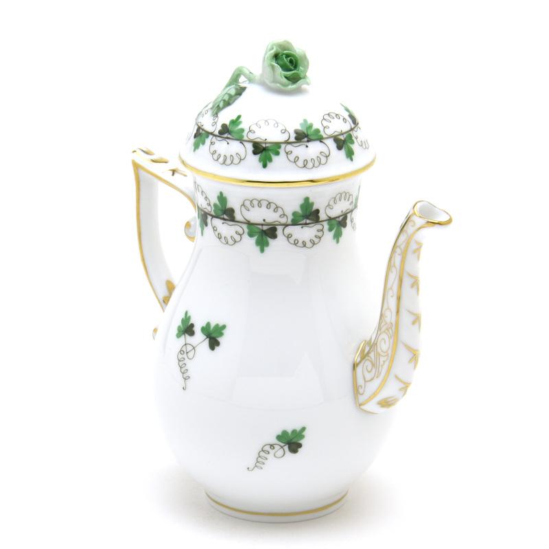 ヘレンド(Herend) コーヒーポット(S)(300cc)薔薇飾り パセリ(00616/PE) ハンドメイド 手描き 磁器製 洋食器 送料無料 ギフト包装無料(純正ボックス使用)【新品】_5