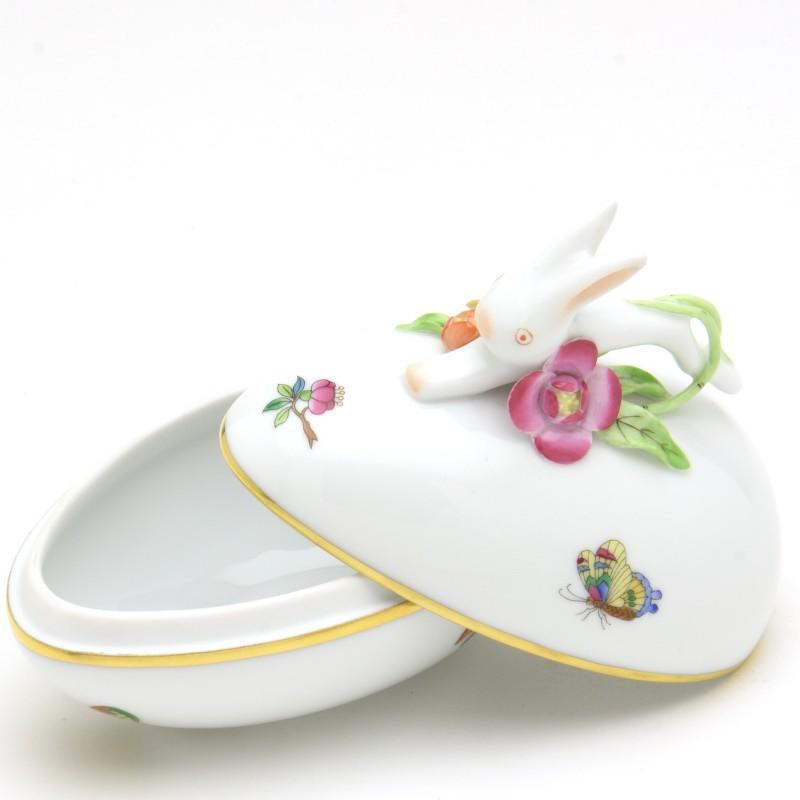 未使用近✨ヘレンド アポニーフラワー 蝶 小物入れ ボンボン入れ 箱