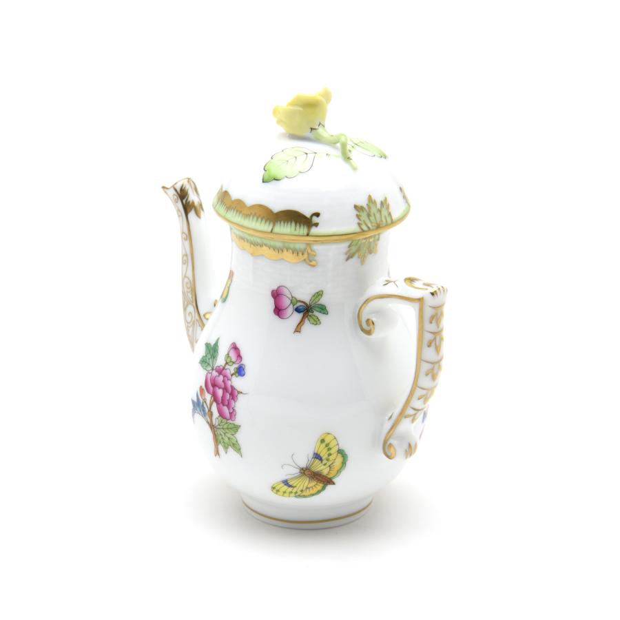 ヘレンド コーヒーポット(ミニ) ヴィクトリア装飾バリエーション ハンドメイド Herend | ヘレンド | 01