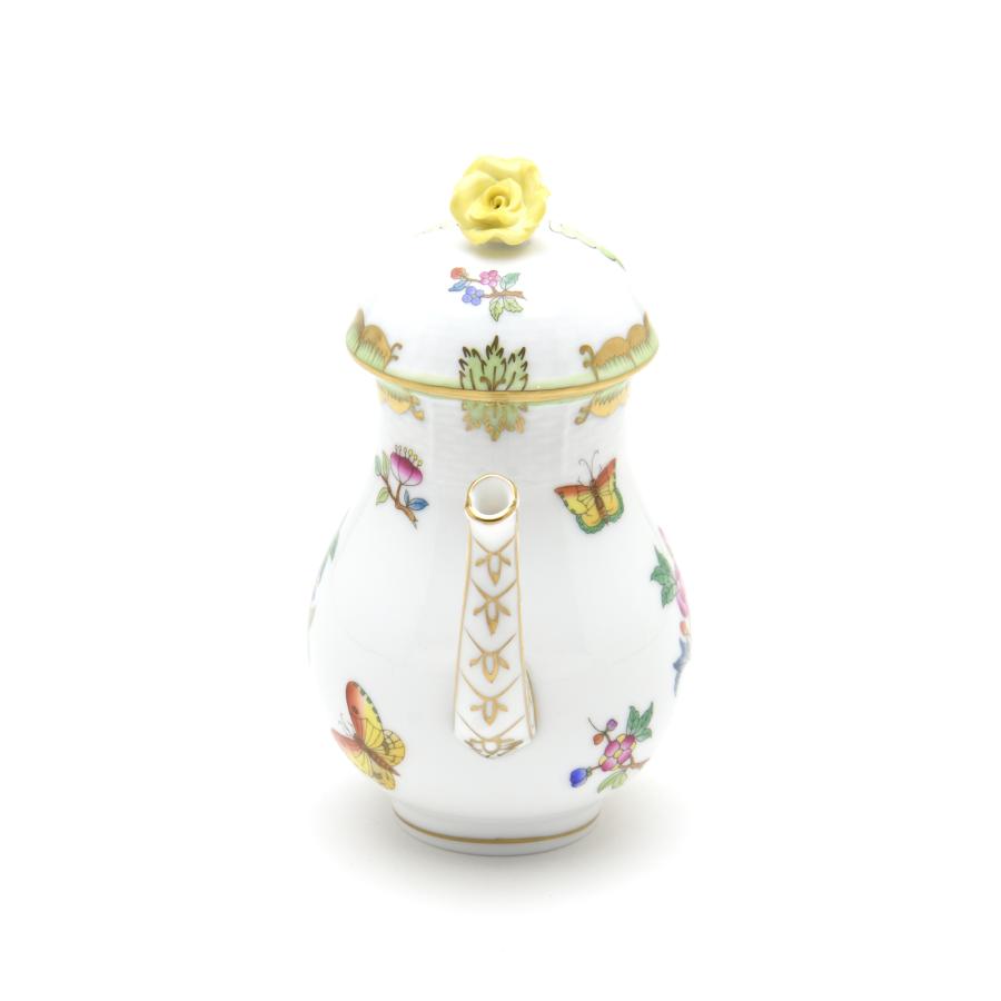 ヘレンド コーヒーポット(ミニ) ヴィクトリア装飾バリエーション ハンドメイド Herend | ヘレンド | 06