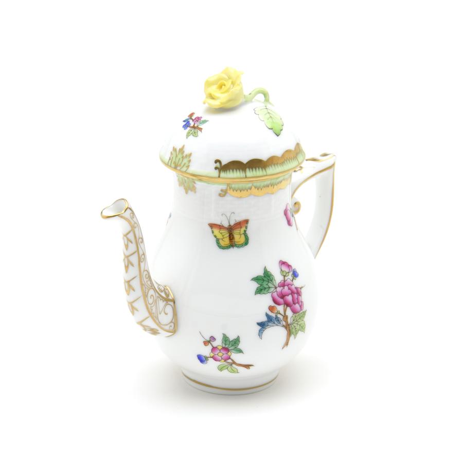 ヘレンド コーヒーポット(ミニ) ヴィクトリア装飾バリエーション ハンドメイド Herend | ヘレンド | 07