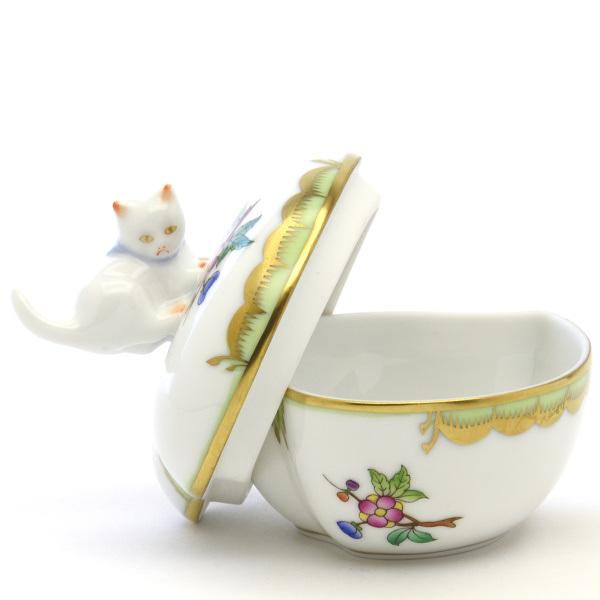 HERENDヘレンドフィギュリン猫&小物入れ Yahoo!オークション
