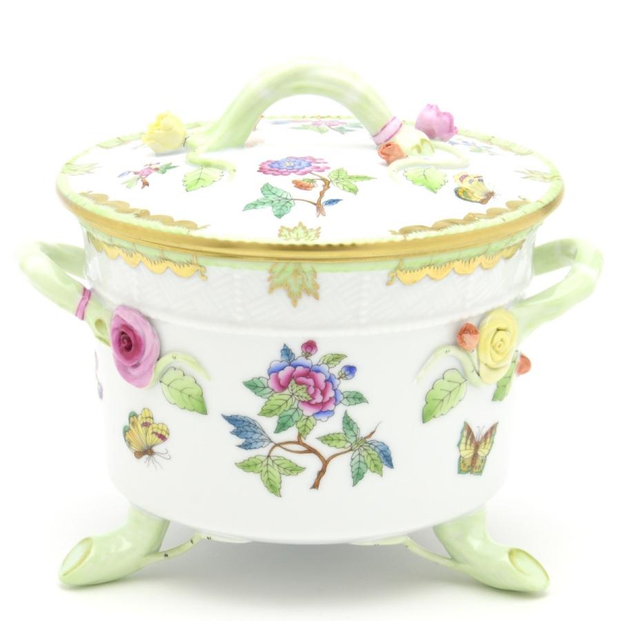 ヘレンド　ヴィクトリア　パウダーボックス　蓋物 ヘレンドヴィクトリアパウダーボックス蓋物