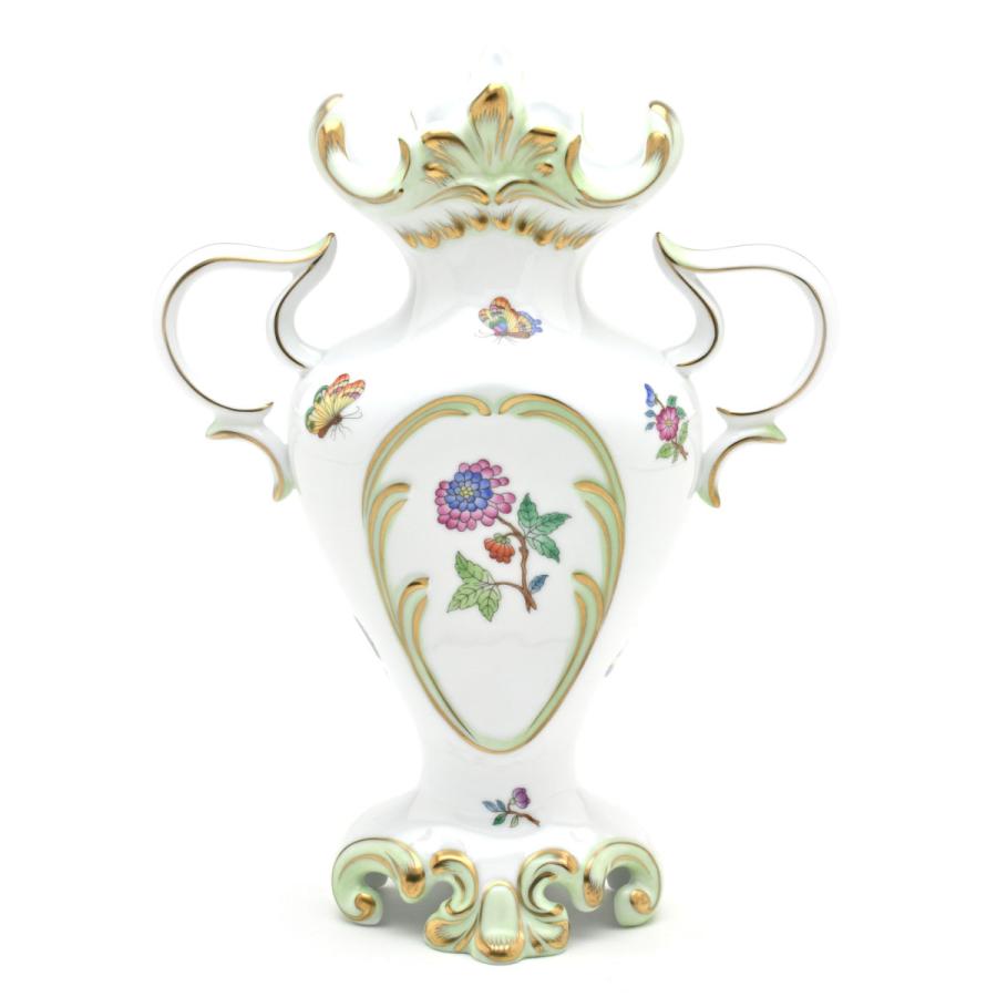 ヘレンド（HEREND） 装飾花瓶(高さ:26cm) ヴィクトリアブーケ装飾