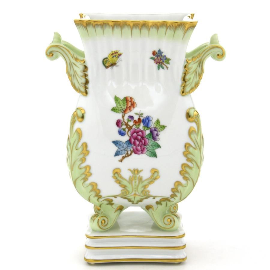 ヘレンド（HEREND） 花瓶(高さ:27.5cm) ヴィクトリアブーケ装飾
