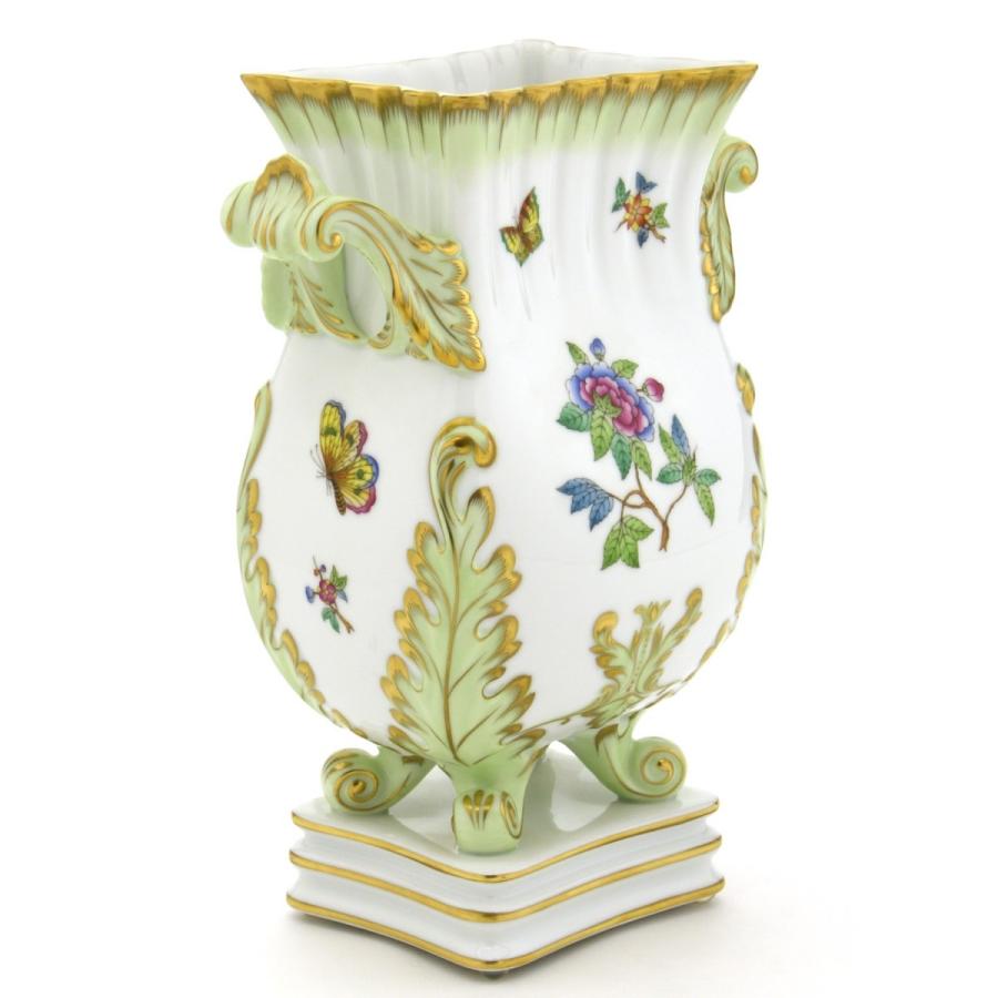 ヘレンド 花瓶 ファンシーベース ヴィクトリア装飾