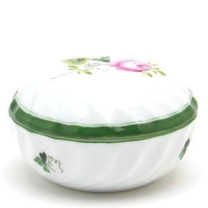 Herend ヘレンド ウィーンの薔薇 シンプルボンボン入れ 卵形 小物入れ