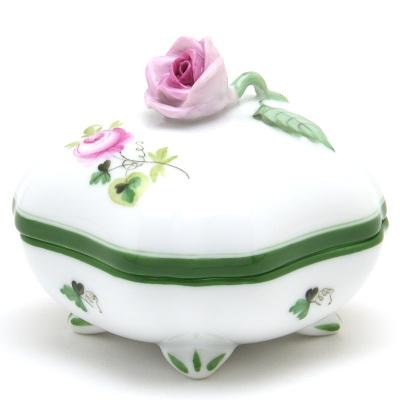 ヘレンド ウィーンの薔薇 小物入れ
