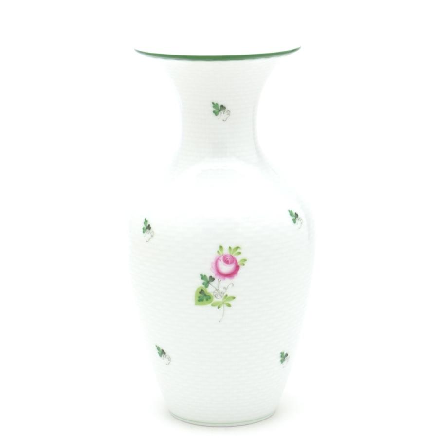ヘレンド - (Herend) ウィーンのローズ(06759/VRH) 花立て(高さ:25.5糎)墨付き 花器 花活け 飾り付け 飾り付け 貨物輸送無料 差し上げ物荷造り無料(文句なしボックス席当て嵌める) ハンガリー共和国製 新品