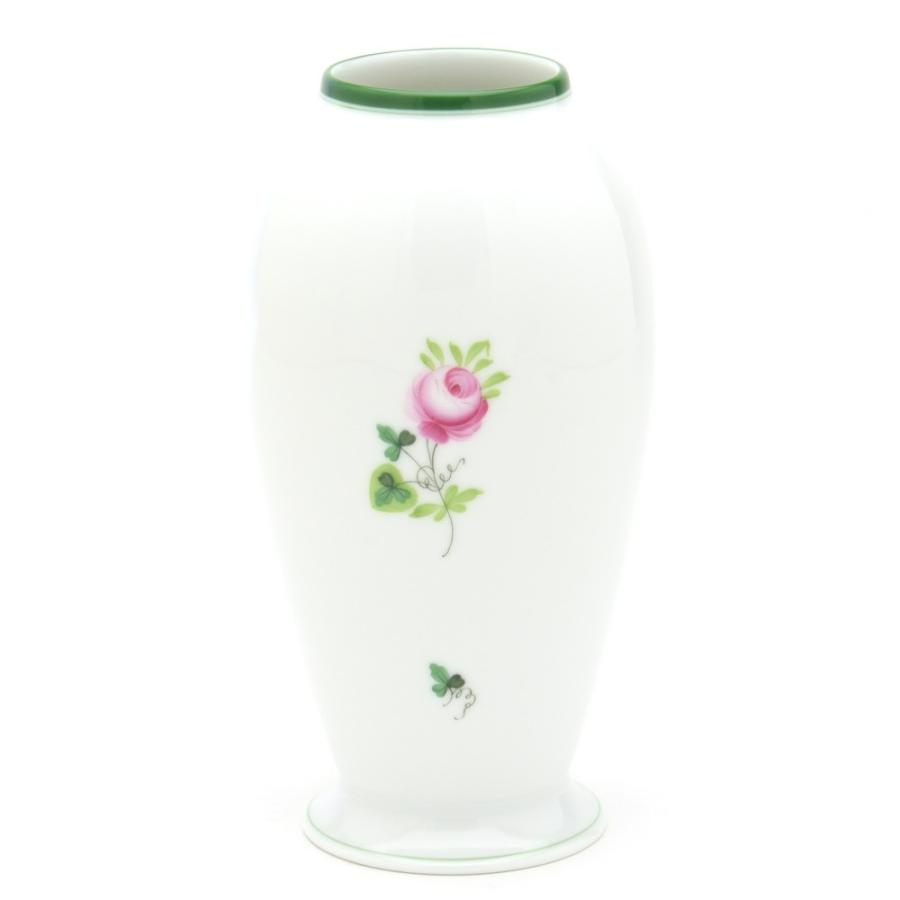 ヘレンド(Herend) ウィーンの薔薇(07012/VRH) 花瓶(高さ:18cm) 手描き 磁器製 花器 花活け 置物 送料無料 ギフト包装無料(純正ボックス使用) ハンガリー製 新品