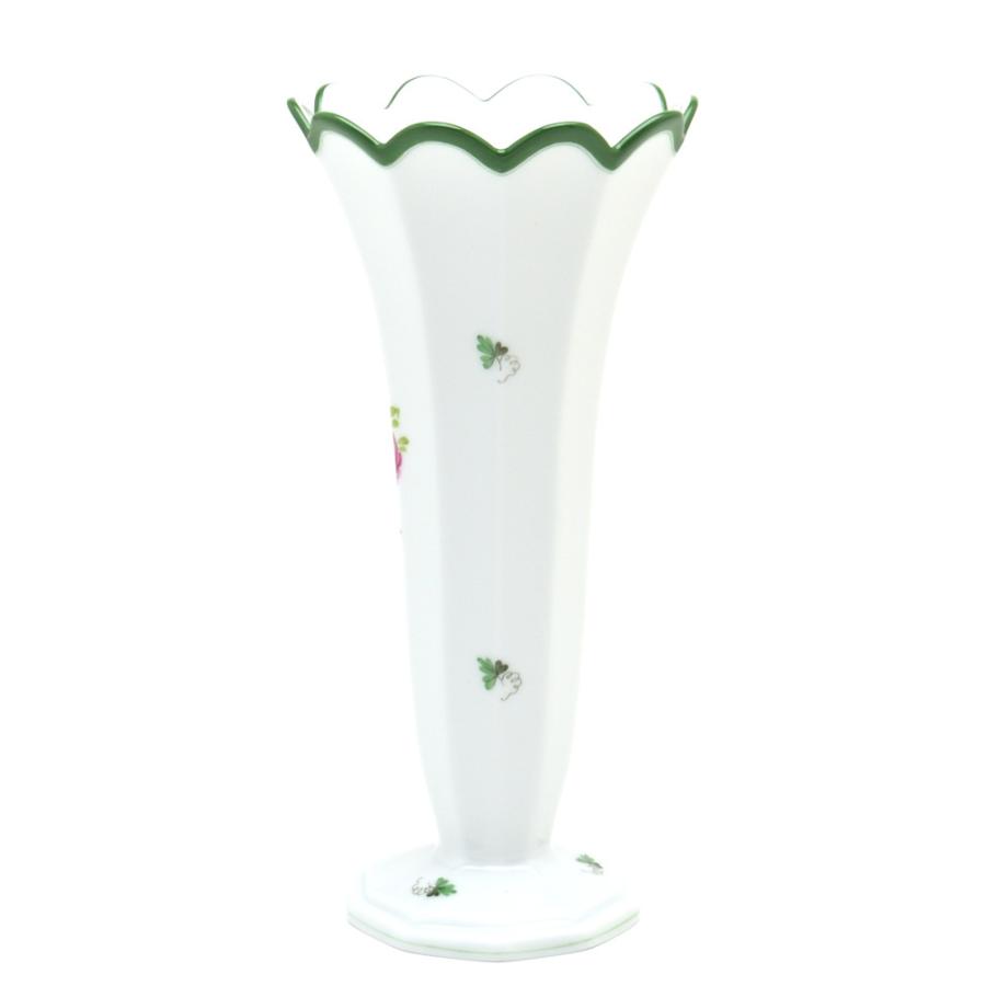 ヘレンド(Herend) ウィーンの薔薇(07075/VRH) 花瓶(高さ:22cm) 磁器製 ラッパ形花活け 飾り物 送料無料 ギフト包装無料(純正ボックス使用) ハンガリー製 新品_1