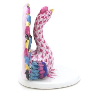 ヘレンド（HEREND） 孔雀(ミニ)置物(高さ:5.1cm) ピーコック(05039/VHP